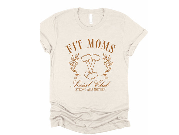 Fit Moms Social Club Graphic Tee