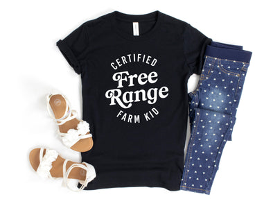 Free Range Farm Kid Graphic Tee