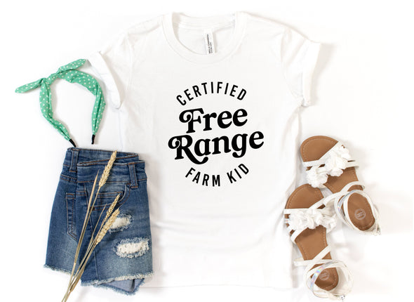 Free Range Farm Kid Graphic Tee