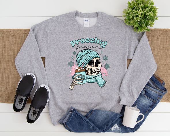 Freezing Season Graphic Tee and Sweatshirt