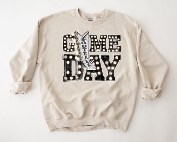 Game Day Lights Graphic Tee and Sweatshirt