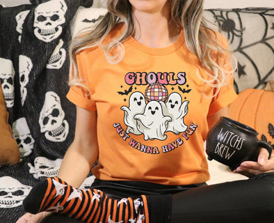 Ghouls Just Wanna Have Fun Graphic Tee and Sweatshirt