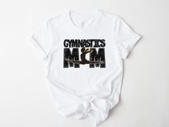 Gymnastics Bling Graphic Tee and Sweatshirt