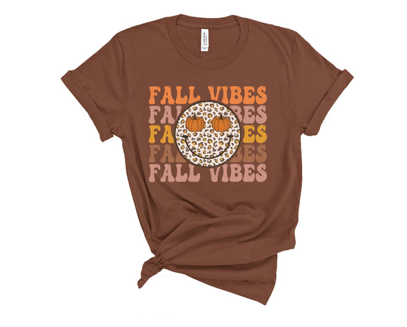 Happy Fall Vibes Graphic Tee and Sweatshirt