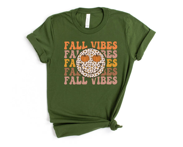 Happy Fall Vibes Graphic Tee and Sweatshirt