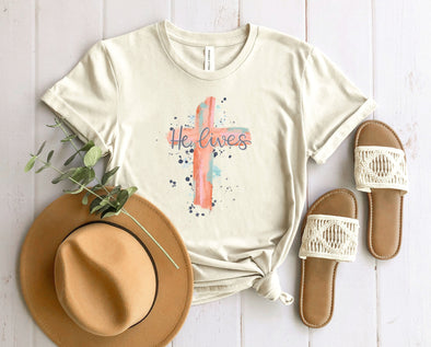He Lives Graphic Tee