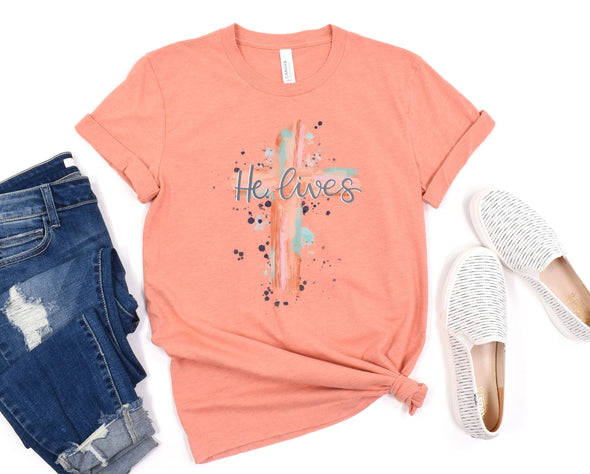 He Lives Graphic Tee