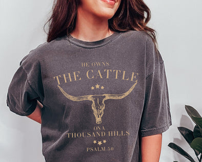 He Owns The Cattle Graphic Tee