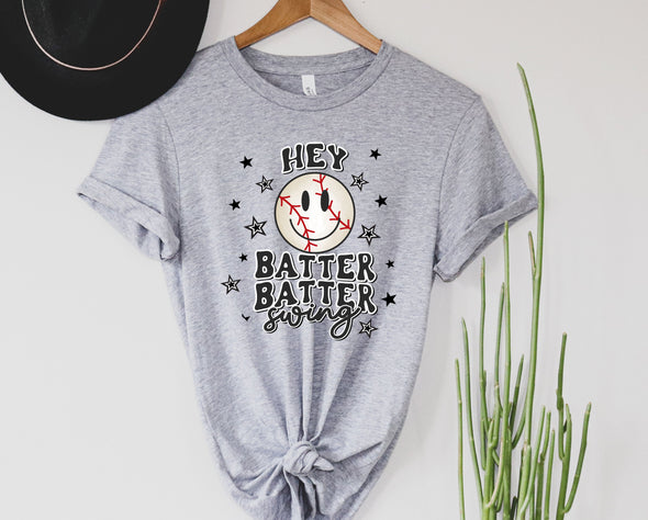 Hey Batter Batter Swing Graphic Tee