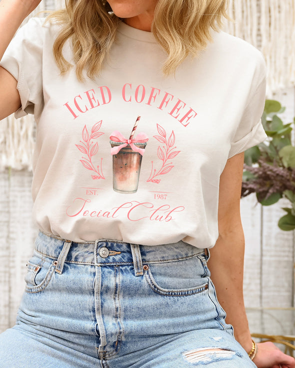 Iced Coffee Social Club Graphic Tee
