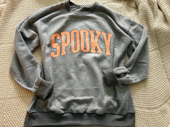 Spooky Varsity INSIDE OUT SWEATSHIRT