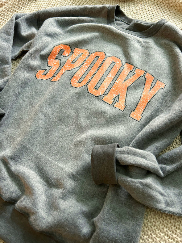 Spooky Varsity INSIDE OUT SWEATSHIRT