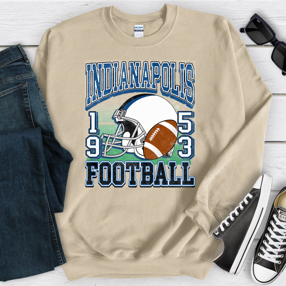 Indianapolis Retro Football Sweatshirt