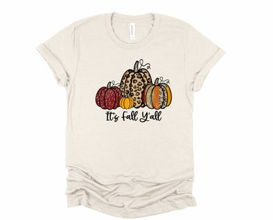 It's Fall Y'all Pumpkins Graphic Tee