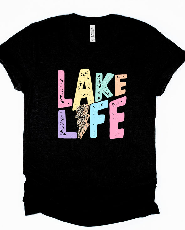 Lake Life Lightening Graphic Tee
