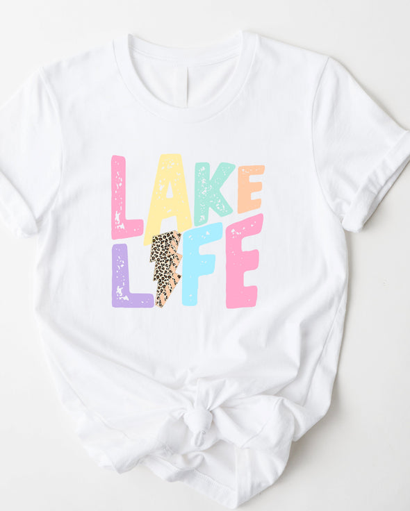 Lake Life Lightening Graphic Tee