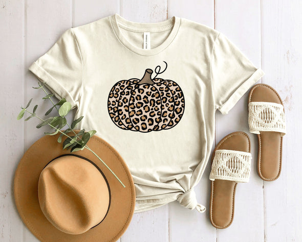 Leopard Pumpkin Graphic Tee