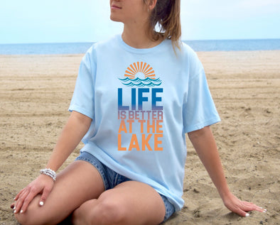 Better At The Lake Graphic Tee and Hoodie