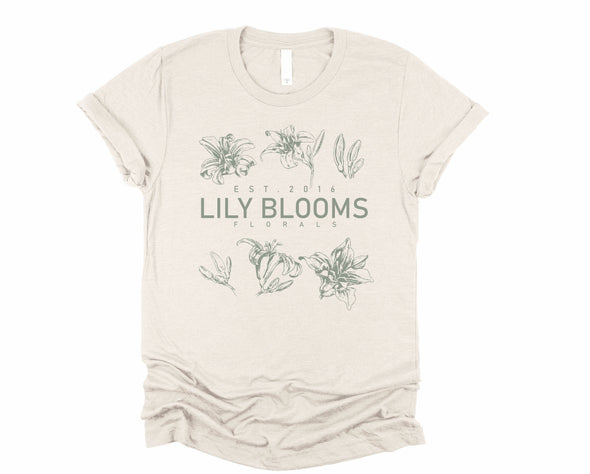 Lily Blooms Graphic Tee