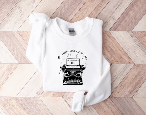 Love and Poetry Graphic Tee and Sweatshirt