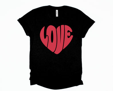 Love Heart Graphic Tee