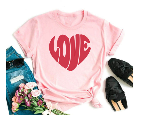 Love Heart Graphic Tee