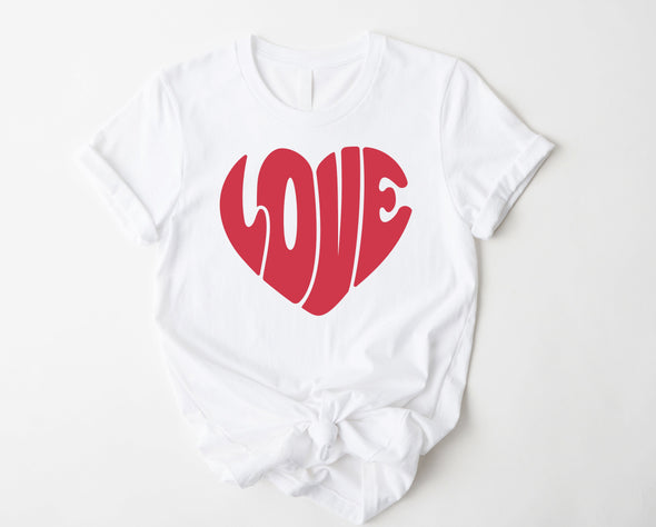 Love Heart Graphic Tee