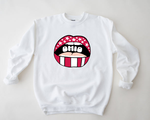 Ohio Lips Graphic Tee and Sweatshirt