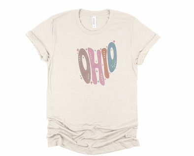 Pastel Ohio Graphic Tee and Sweatshirt