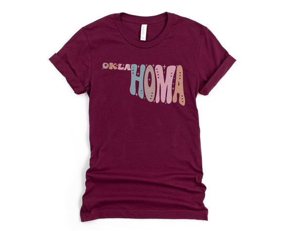 Pastel Oklahoma Graphic Tee and Sweatshirt