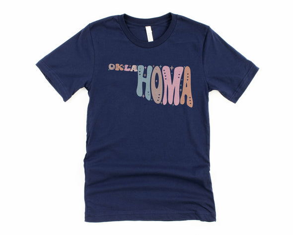 Pastel Oklahoma Graphic Tee and Sweatshirt