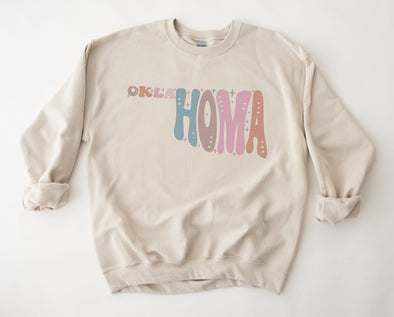 Pastel Oklahoma Graphic Tee and Sweatshirt