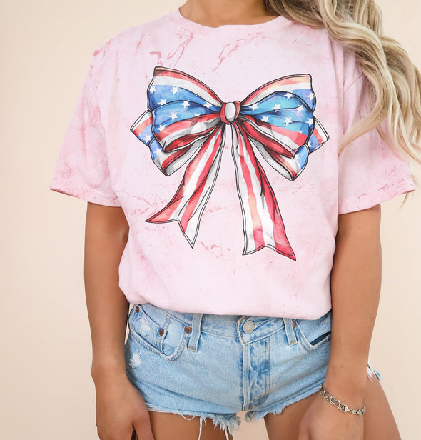 Patriotic Coquette Graphic Tee