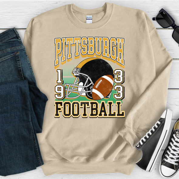 Pittsburgh Retro Football Sweatshirt