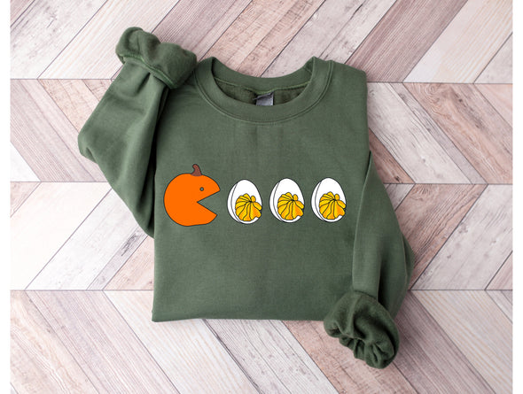 Pumpkin Pac Graphic Tee and Sweatshirt