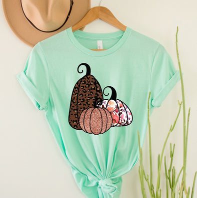 Mixed Fall Pumpkins Graphic Tee