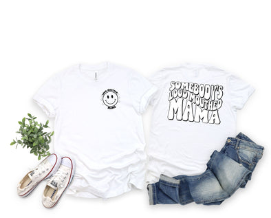 Loud Mouthed Mama Graphic Tee and Sweatshirt