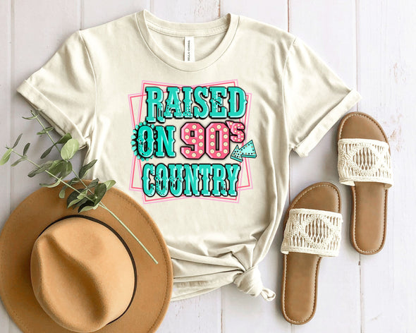 Raised On 90's Country Graphic Tee