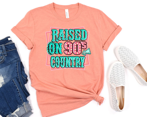 Raised On 90's Country Graphic Tee