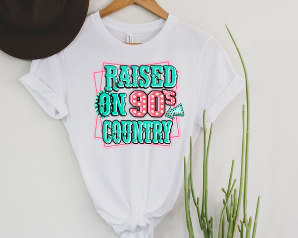 Raised On 90's Country Graphic Tee