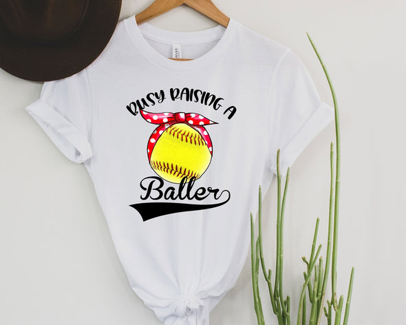 Raising Softballers Graphic Tee