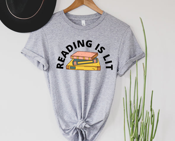 Reading Is Lit Graphic Tee