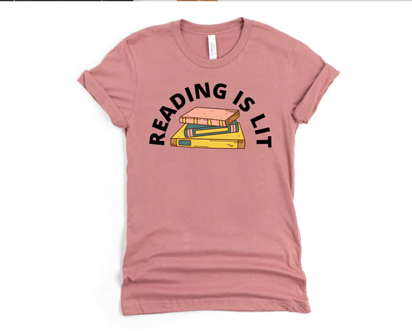 Reading Is Lit Graphic Tee