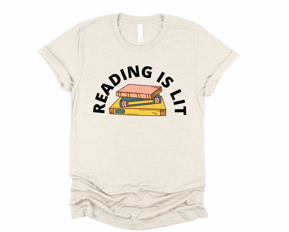 Reading Is Lit Graphic Tee