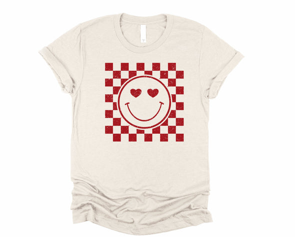 Red Happy Valentines Graphic Tee