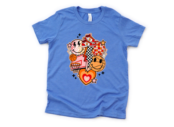 Retro Basketball - KIDS Graphic Tee