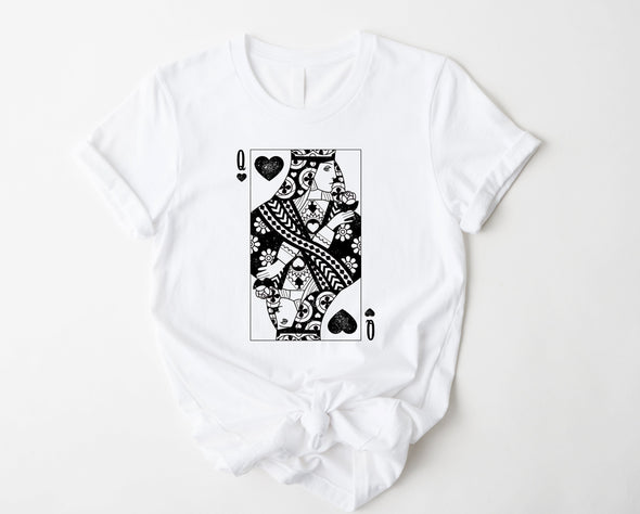 Retro Queen Of Hearts Graphic Tee