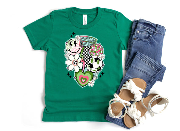 Retro Soccer - KIDS Graphic Tee