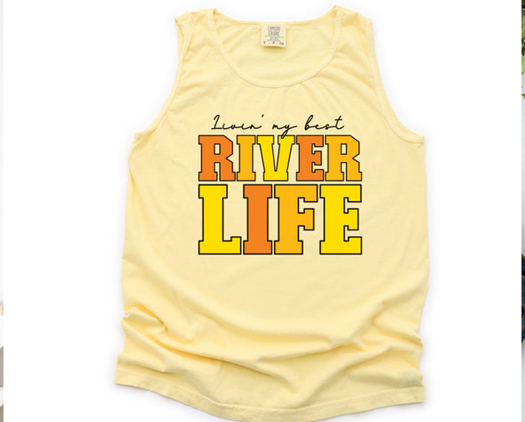 Livin' My Best River Life Graphic Tee