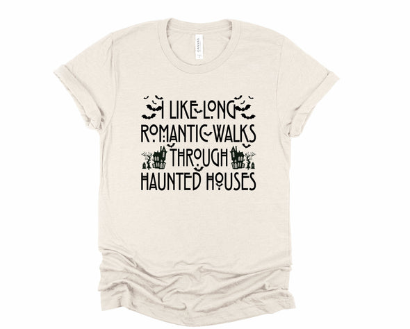 Romantic Walks In Haunted Mansions Graphic Tee